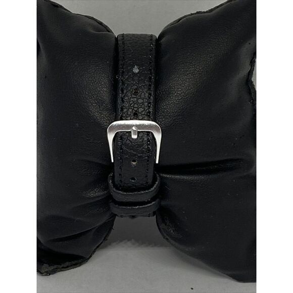 Fossil ES3707 Women's Black Leather Analog Dial Quartz Genuine Watch QB489 - Picture 6 of 12